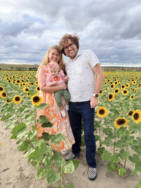 Alex Crocker with his family