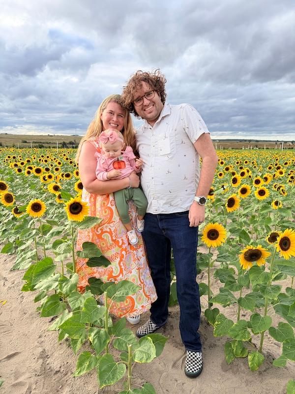 Alex Crocker with his family